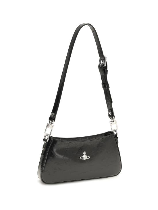 26FW 비비안웨스트우드 ORB 타샤 레더 스터드 숄더백 5801000JWL00EO N401 BLACK - VIVIENNE WESTWOOD