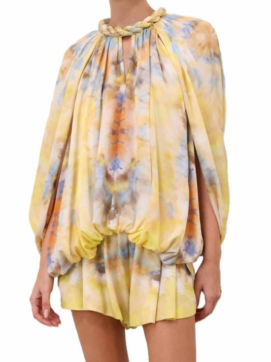 26SS 짐머만 블라우스 8747TS262CTDY YELLOW - ZIMMERMANN