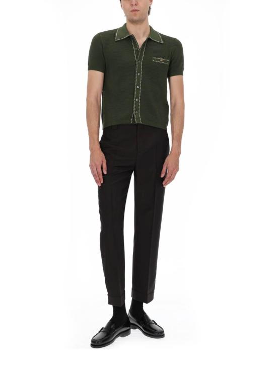 26SS 베르사체 셔츠 10235541A174071GM10 GREEN - VERSACE