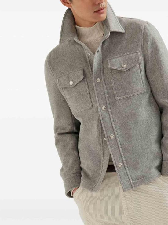 26FW 브루넬로 쿠치넬리 자켓 MT4016549CMD05 GREY - BRUNELLO CUCINELLI