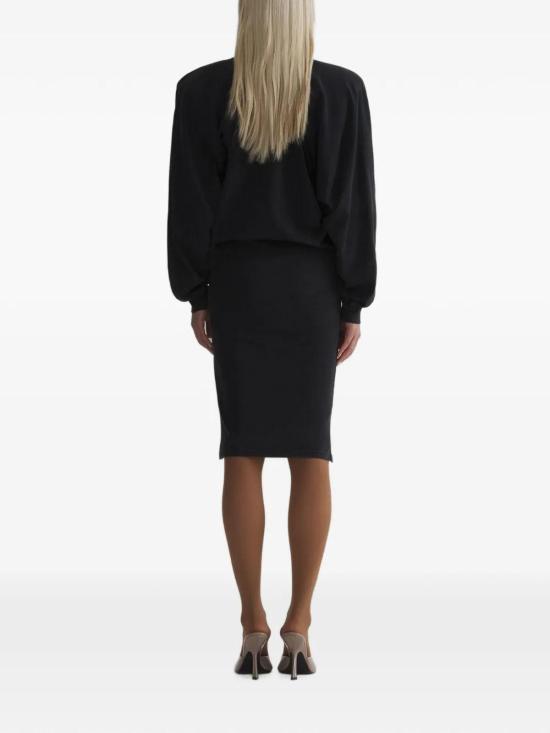 26FW 뮈글러 미디 스커트 26F3RO187760321999 Black - MUGLER