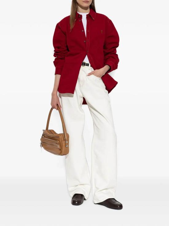 26FW 아미 데님 셔츠 USH786DE0133A186 RED - AMI