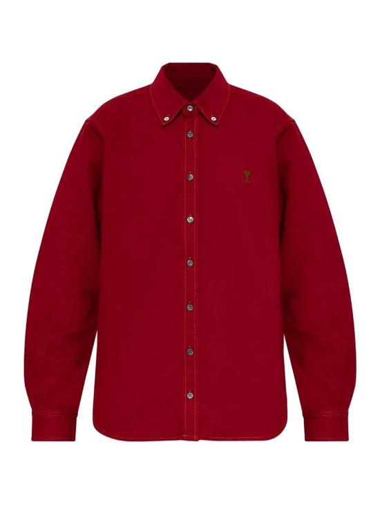 26FW 아미 데님 셔츠 USH786DE0133A186 RED