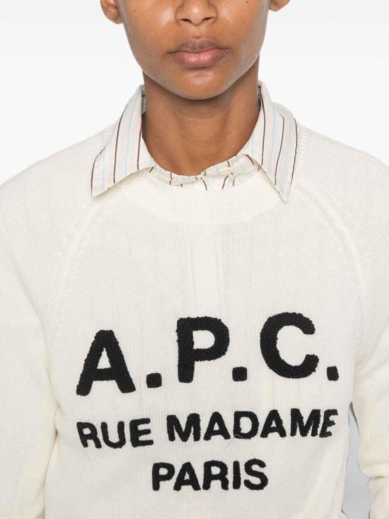 26FW 아페쎄 탑 WVAXUF23501AAD Cream - A.P.C.