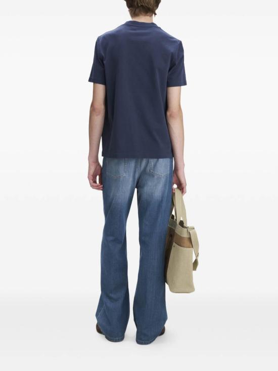 26FW 아페쎄 반팔 티셔츠 COHBUH26594IAJ Dark Blue - A.P.C.