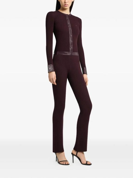 26FW 쿠레쥬 스트레이트 팬츠 326MPA711FI00014010 Dark Red - COURREGES