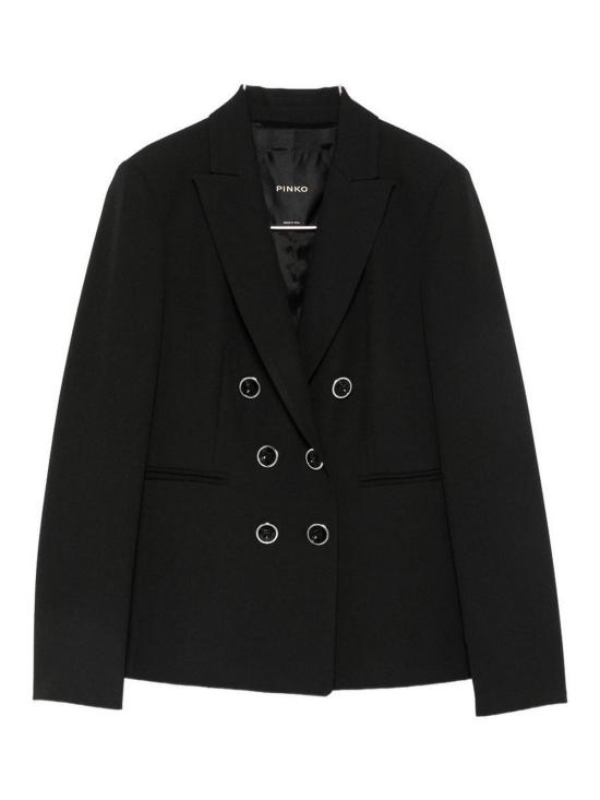 26FW 핑코 수트 자켓 100256A3DAALEXIAZ99 BLACK