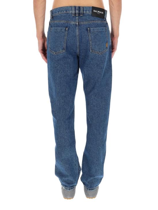 26SS 발망 데님 팬츠 GH1MI043DG08 6EX BLUE - BALMAIN