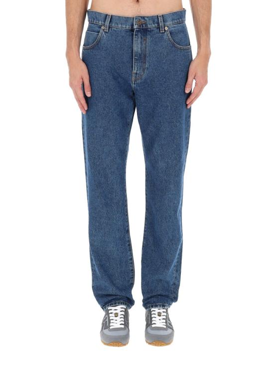 26SS 발망 데님 팬츠 GH1MI043DG08 6EX BLUE - BALMAIN