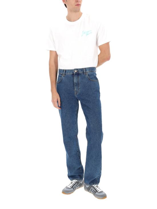 26SS 발망 데님 팬츠 GH1MI043DG08 6EX BLUE - BALMAIN