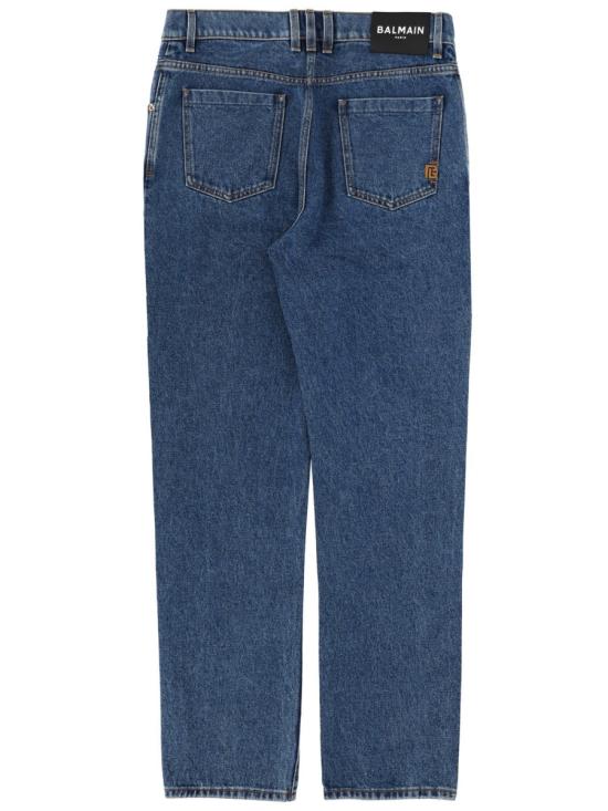 26SS 발망 데님 팬츠 GH1MI043DG08 6EX BLUE - BALMAIN