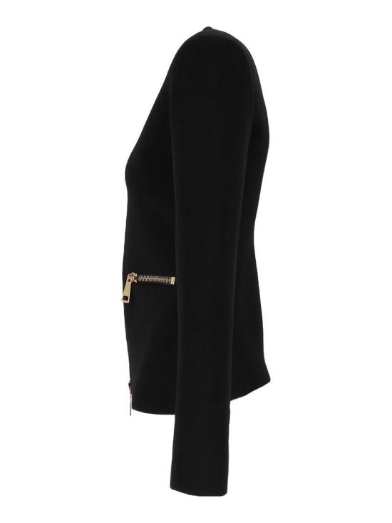 26FW 엘리자베타프랜치 가디건 MK68B66E2110 BLACK - ELISABETTA FRANCHI