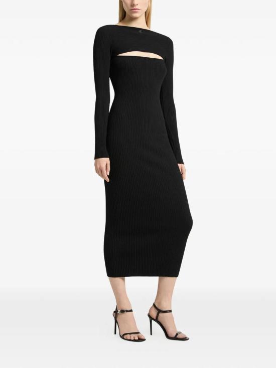 26FW 쿠레쥬 롱 원피스 326MRO921FI00019999 BLACK - COURREGES