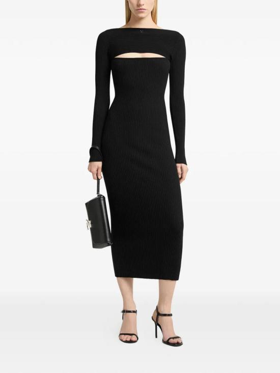 26FW 쿠레쥬 롱 원피스 326MRO921FI00019999 BLACK - COURREGES