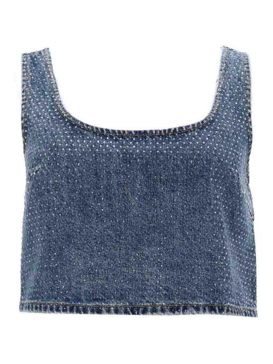 26SS 셀프 포트레이트 민소매 티셔츠 RS26826TBLBLUE