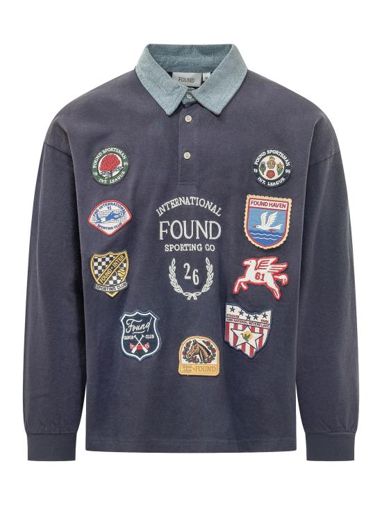 26FW 파운드 폴로 티셔츠 FOFW26SR07012 0356 FADED BLUE