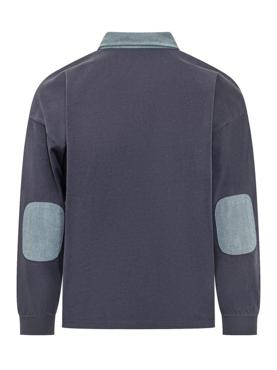 26FW 파운드 폴로 티셔츠 FOFW26SR07012 0356 FADED BLUE - FOUND