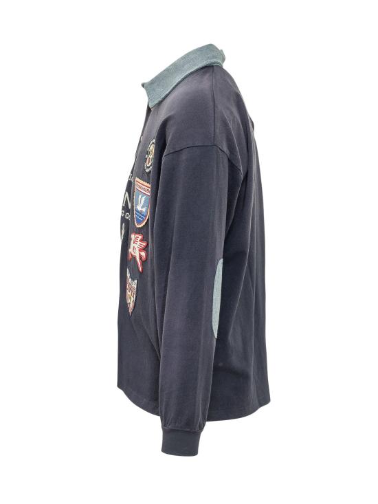 26FW 파운드 폴로 티셔츠 FOFW26SR07012 0356 FADED BLUE - FOUND