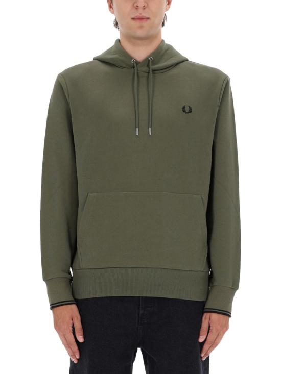 25FW 프레드페리 스웨터 FP M2643 55 Z50 GREEN - FRED PERRY