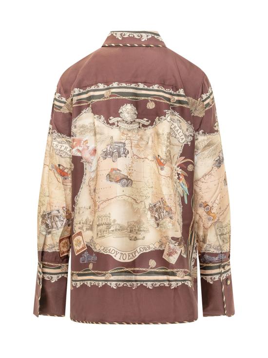 26FW 짐머만 셔츠 0901TF261 PLSCF PLUM SCARF - ZIMMERMANN
