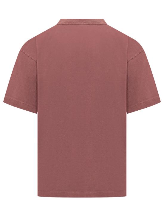 26FW 드롤드무슈 반팔 티셔츠 MTS354CO248 BY BURGUNDY - DROLE DE MONSIEUR