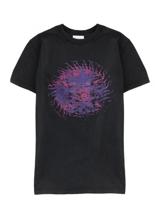 26SS 이자벨마랑에뚜왈 조엘린 티셔츠 TS0147FAD1N04E02FK BLACK