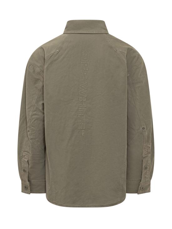 26FW 오프화이트 자켓 44MES01DF26F00 1312 DUSTY OLIVE - OFF WHITE