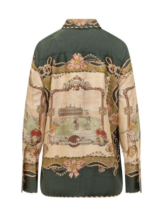 26FW 짐머만 셔츠 0901TF261 FSSCF FOREST SCARF - ZIMMERMANN