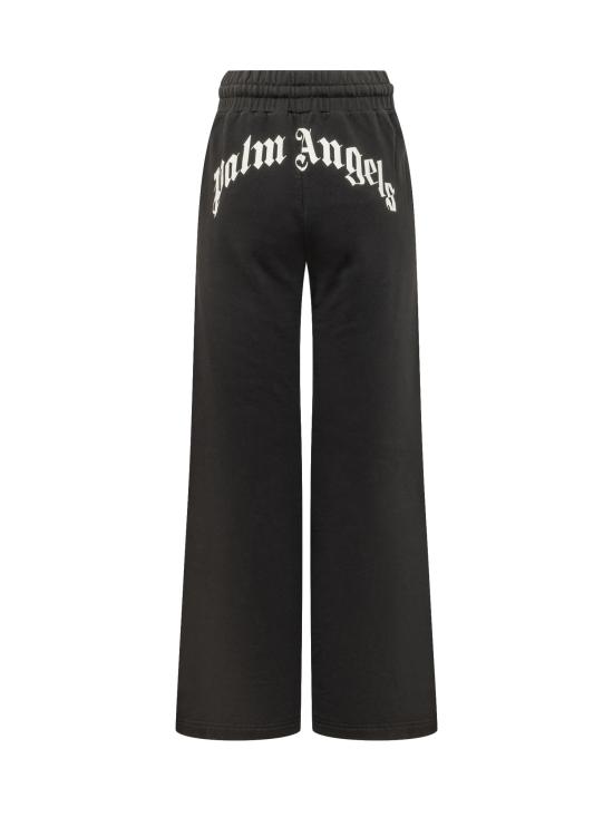 26FW 팜앤젤스 트레이닝/조거 팬츠 PAWCH02F26FL01 100A BLACK CREAM - PALM ANGELS