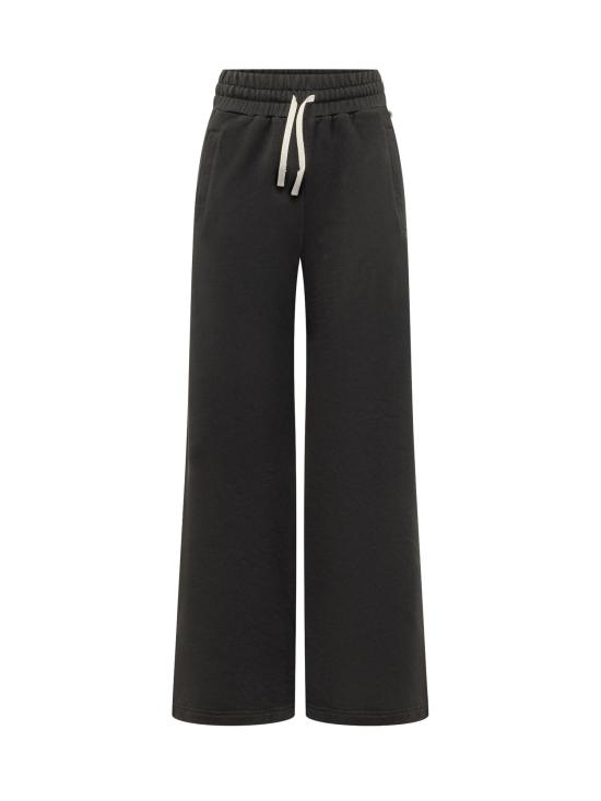 26FW 팜앤젤스 트레이닝/조거 팬츠 PAWCH02F26FL01 100A BLACK CREAM