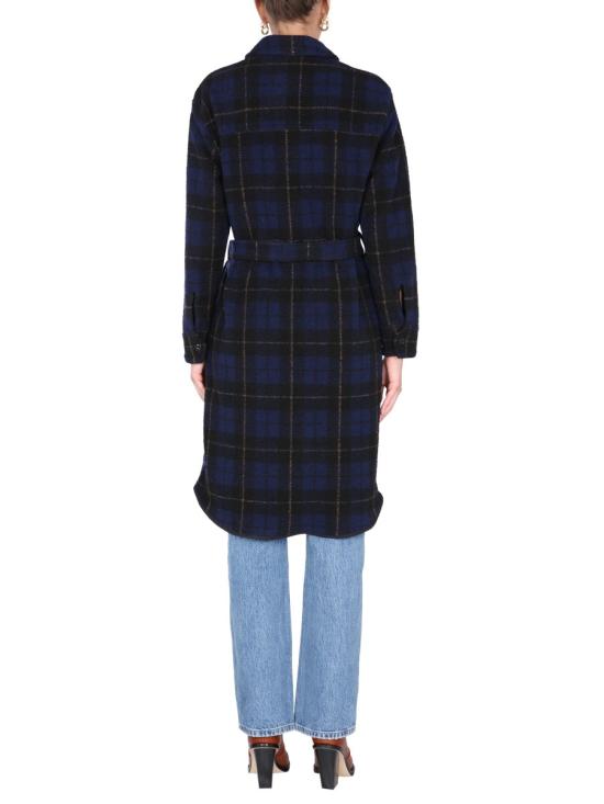  울리치 트렌치 코트 CFWWOS0043FR UT274930037 BLUE - WOOLRICH