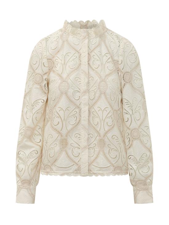 26FW 팜 리오 블라우스 360993 L0025 OFF WHITE