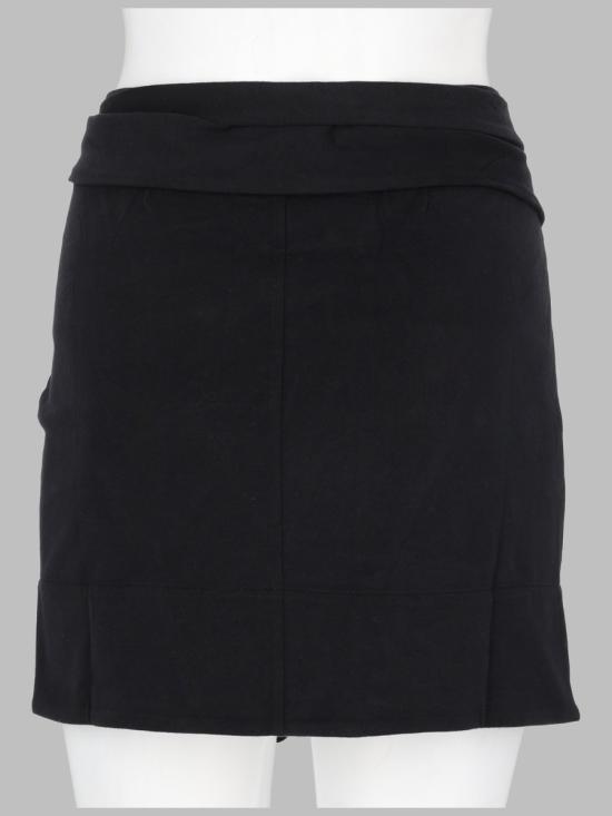 26FW 이자벨마랑 베레니스 저지 미니 랩 스커트 JU0198FD A1N41I01BK BLACK - ISABEL MARANT
