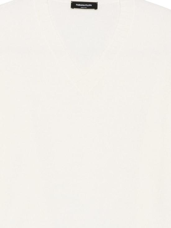 26FW 파비아나 필리피 탑 MAD216F015M28125 White - FABIANA FILIPPI