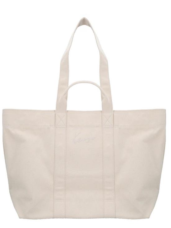 26SS 겐조 Cartoon 라지 캔버스 토트백 FG58SA911F3903 Beige - KENZO