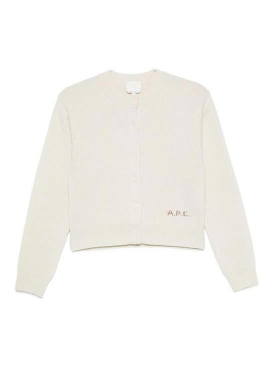 26FW 아페쎄 가디건 WOASWF22352AAD WHITE