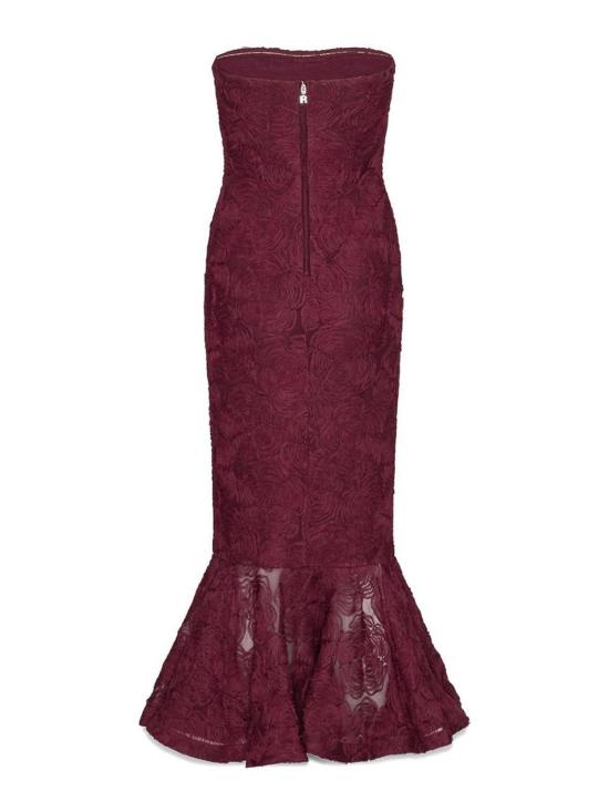 26FW 로테이트 바이 크리스텐슨 롱 원피스 116275741741 Dark Red - ROTATE BY BIRGERCHRISTENSEN
