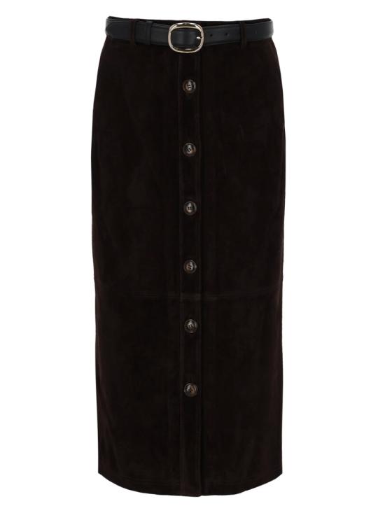 26SS 셀프 포트레이트 스커트 RS26 091MSK BR BROWN