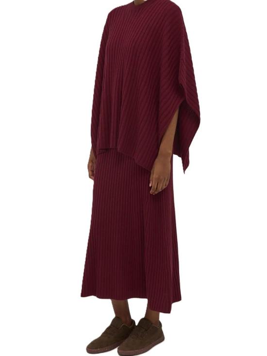 26FW 가브리엘라허스트 케이프 4269924A004BDX DARK RED - GABRIELA HEARST