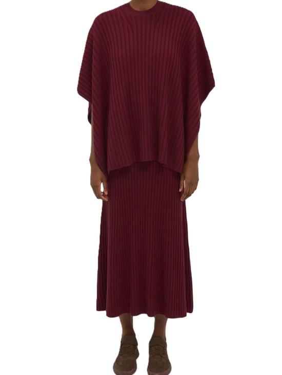 26FW 가브리엘라허스트 케이프 4269924A004BDX DARK RED - GABRIELA HEARST