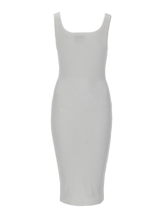 26SS 베르사체 미디 원피스 80HAO943J0198039 White - VERSACE