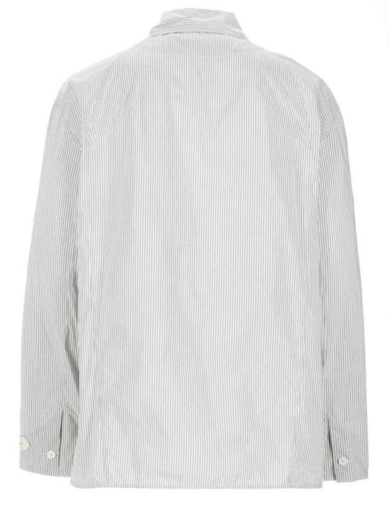 26SS 자크뮈스 스트라이프 칼라 긴팔 재킷 OUM00159AW007559DD WHITE - JACQUEMUS