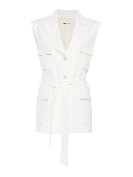 26SS 파로쉬 베스트 D410055RANIA002 WHITE