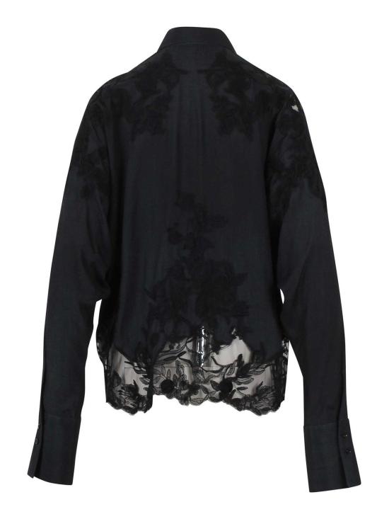 26SS 에르마노 설비노 블라우스 D482K743APEMYS4835 BLACK - ERMANNO SCERVINO