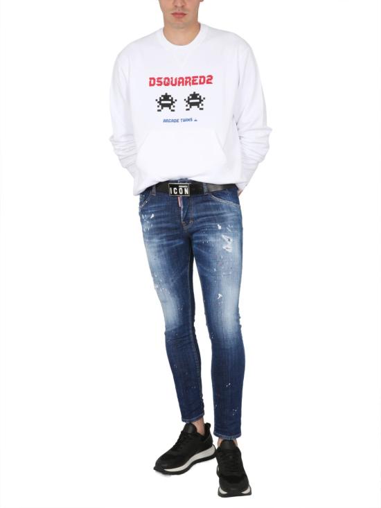  디스퀘어드2 탑 S74GU0730 S25516100 WHITE