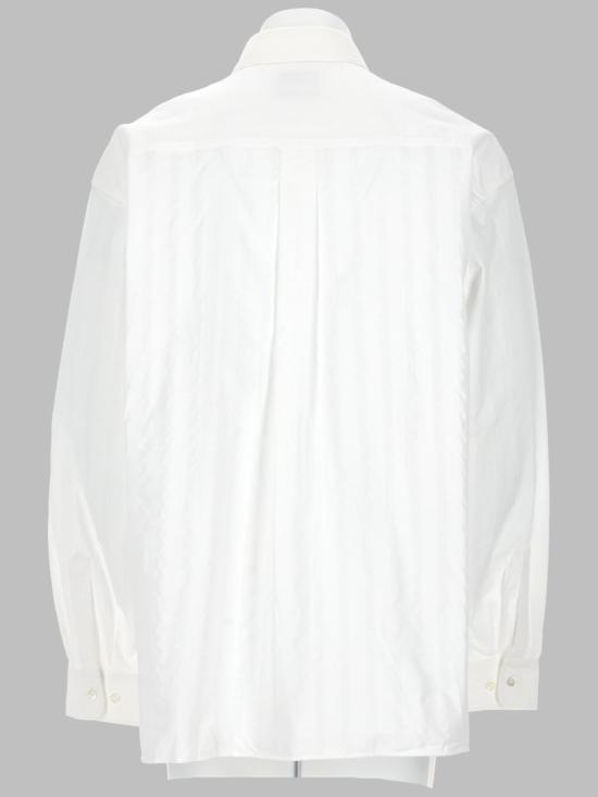 26SS 비비안웨스트우드 버나드 오브 자수 스트라이프 셔츠 2401004B W01ETA211 WHITE - VIVIENNE WESTWOOD