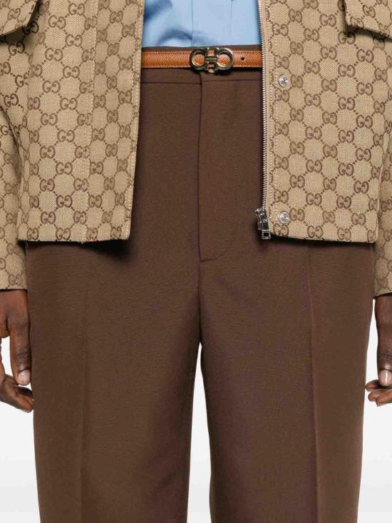 25FW 구찌 팬츠 851051ZAFKB2046 Brown - GUCCI