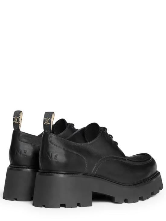 25FW 셀린느 샤이니 불 트리옹프 더비슈즈 364043579C 38NO BLACK - CELINE