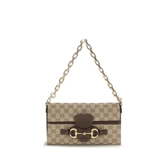26FW 구찌 홀스빗 리스트레토 미디엄 숄더백 GUA006KQFAGGX9651BB BEIGE