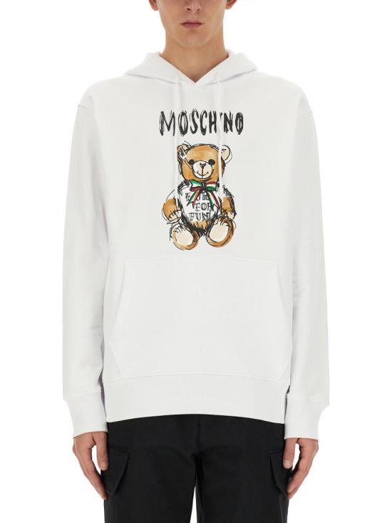  모스키노 탑 17160228 1001 WHITE - MOSCHINO